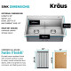 Кухонна мийка Kraus KWT302-30
