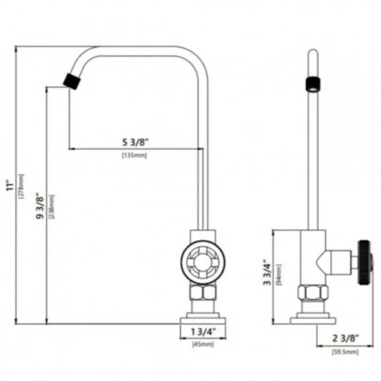 Смеситель для фильтрованной воды Kraus FF-101SFS