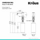 Дозатор для мыла Kraus KSD-80CH