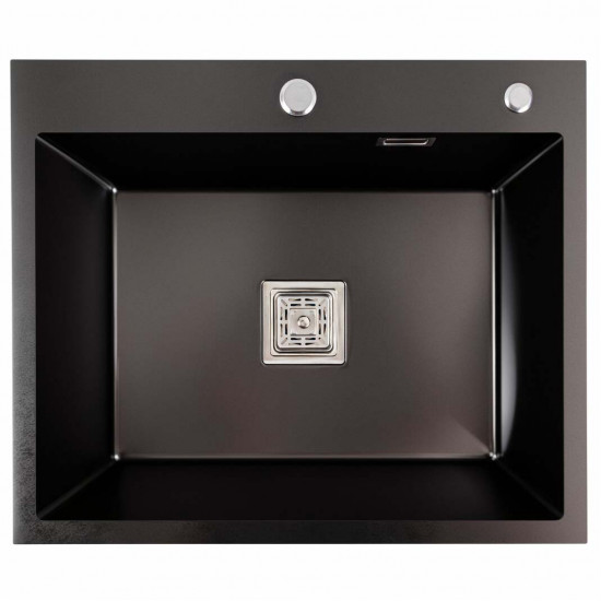 Кухонна мийка Platinum Handmade HSB 600x500 PVD black