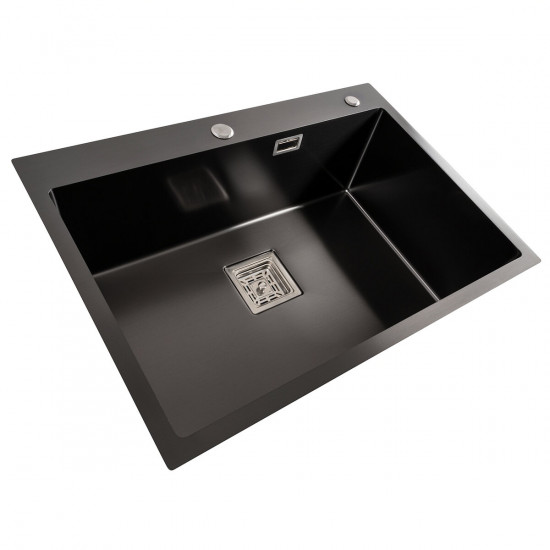 Кухонная мойка Platinum Handmade HSB 700x500 PVD black