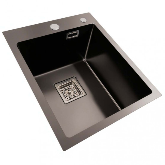 Кухонна мийка Platinum Handmade HSBB 400x500 PVD black