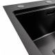 Кухонная мойка Platinum Handmade PVD 500x500 black
