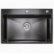 Кухонная мойка Platinum Handmade PVD 650x450x220 black