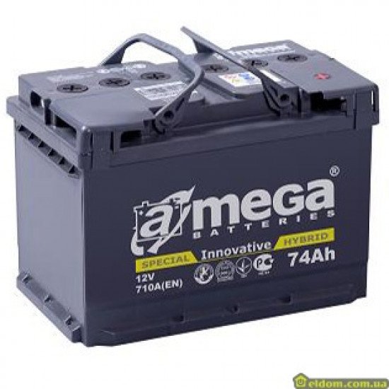Автомобильный аккумулятор A-mega Flat 6CT-225-A3 (3)