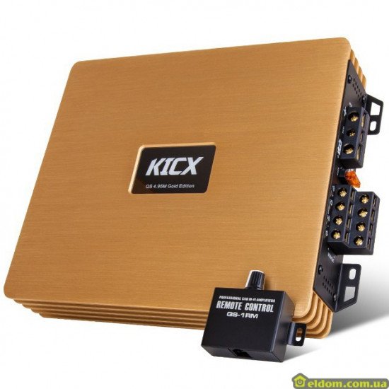 Автомобильный усилитель Kicx QS 4.95M Gold Edition