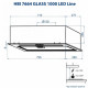Кухонная вытяжка Minola HBI 7664 BL GLASS 1000 LED Line