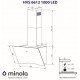 Кухонна витяжка Minola HVS 6612 BL 1000 LED