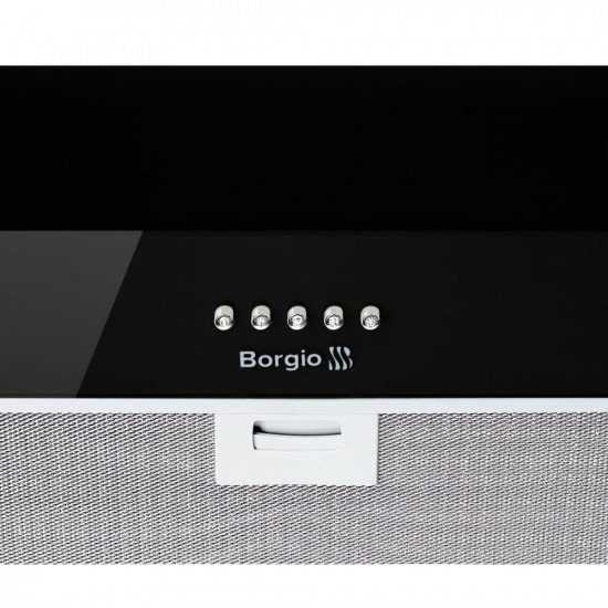 Вытяжка кухонная Borgio BBI (TR) 5840 black glass MU 850