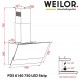 Кухонна витяжка Weilor PDS 6140 WH 750 LED strip