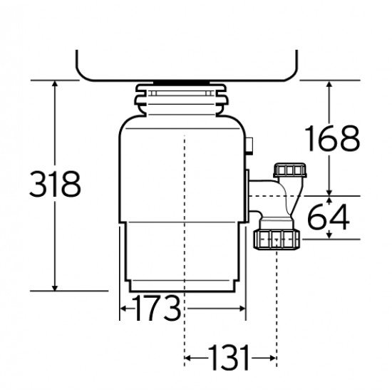 Подрібнювач відходів In-Sink-Erator MODEL S60