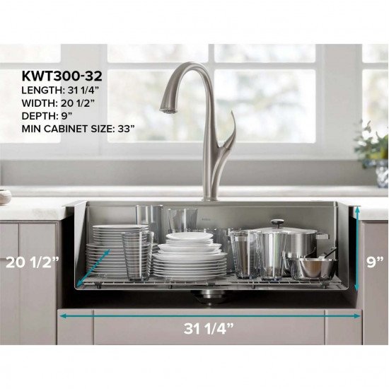 Кухонная мойка Kraus KWT300-32