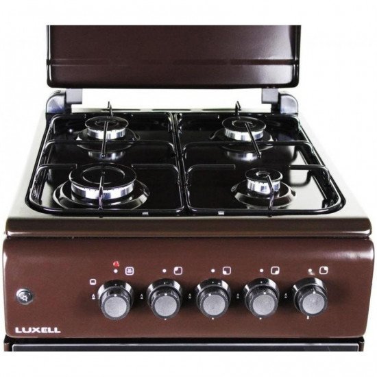Плита кухонная Luxell LF55G-40F BROWN