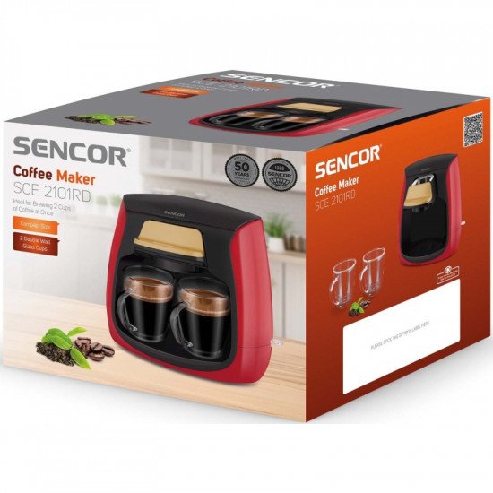 Кофеварка Sencor SCE 2101 RD