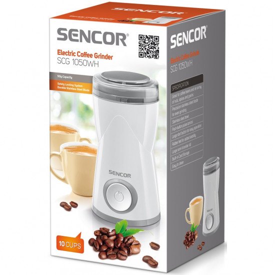 Кофемолка Sencor SCG 1050 WH