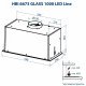 Кухонная вытяжка Minola HBI 6673 BL GLASS 1000 LED Line
