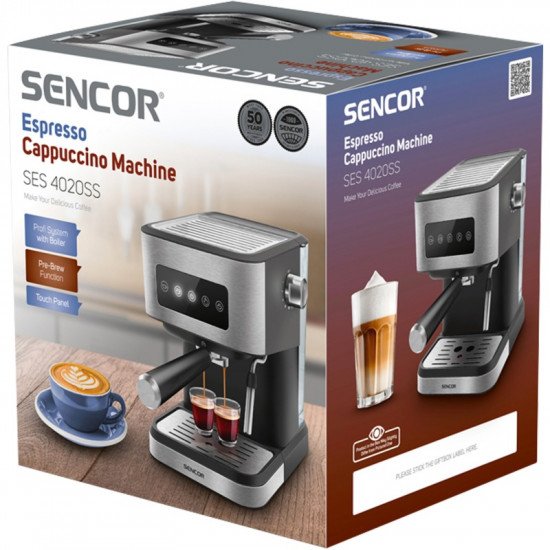 Кофеварка Sencor SES 4020 SS