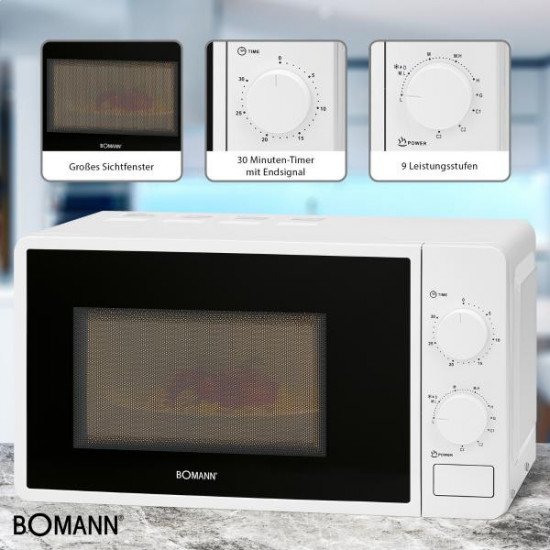 Микроволновая печь Bomann MWG 6015 CB white