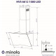 Кухонная вытяжка Minola HVS 6612 WH 1000 LED