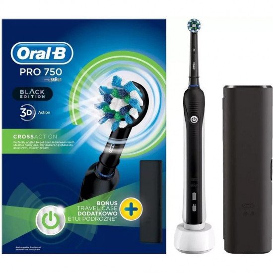 Зубна щітка Oral-B PRO 750 D16 CrossAction Black