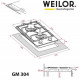 Варильна поверхня Weilor GM 304 WH