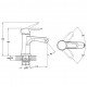 Змішувач для ванної Wezer PUD1-045-SATIN