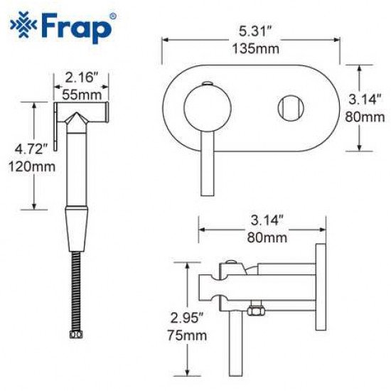 Гигиенический душ FRAP F7505