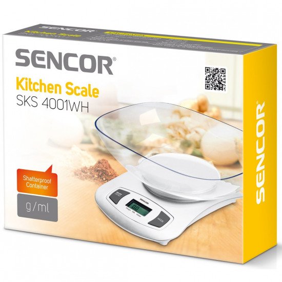 Кухонные весы Sencor SKS 4001 WH