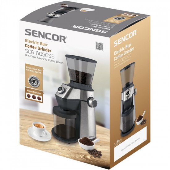 Кофемолка Sencor SCG 6050 SS