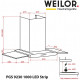 Кухонная вытяжка Weilor PGS 9230 IG 1000 LED strip