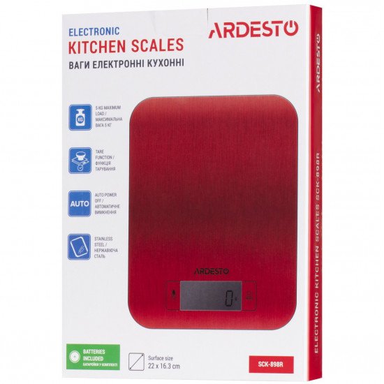Кухонные весы Ardesto SCK-898 R
