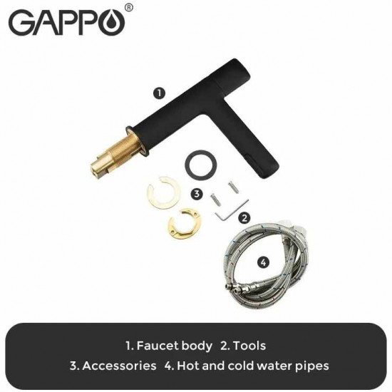Смеситель для ванной GAPPO G1052-86