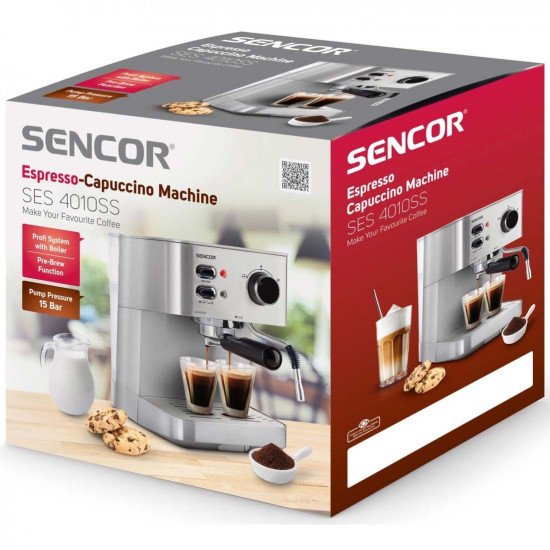 Кофеварка Sencor SES 4010 SS