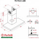 Кухонная вытяжка Perfelli TS 9322 I/BL LED