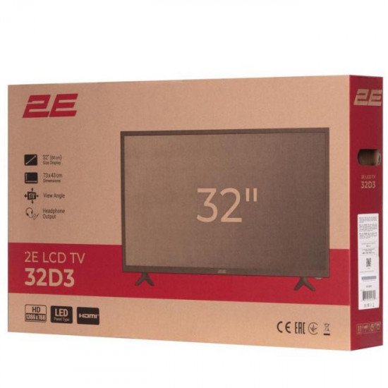 Телевизор 2E 2E-32D3