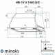 Кухонна витяжка Minola HBI 7612 WH 1000 LED