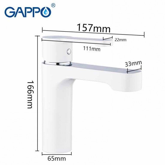 Смеситель для ванной GAPPO G1002-8